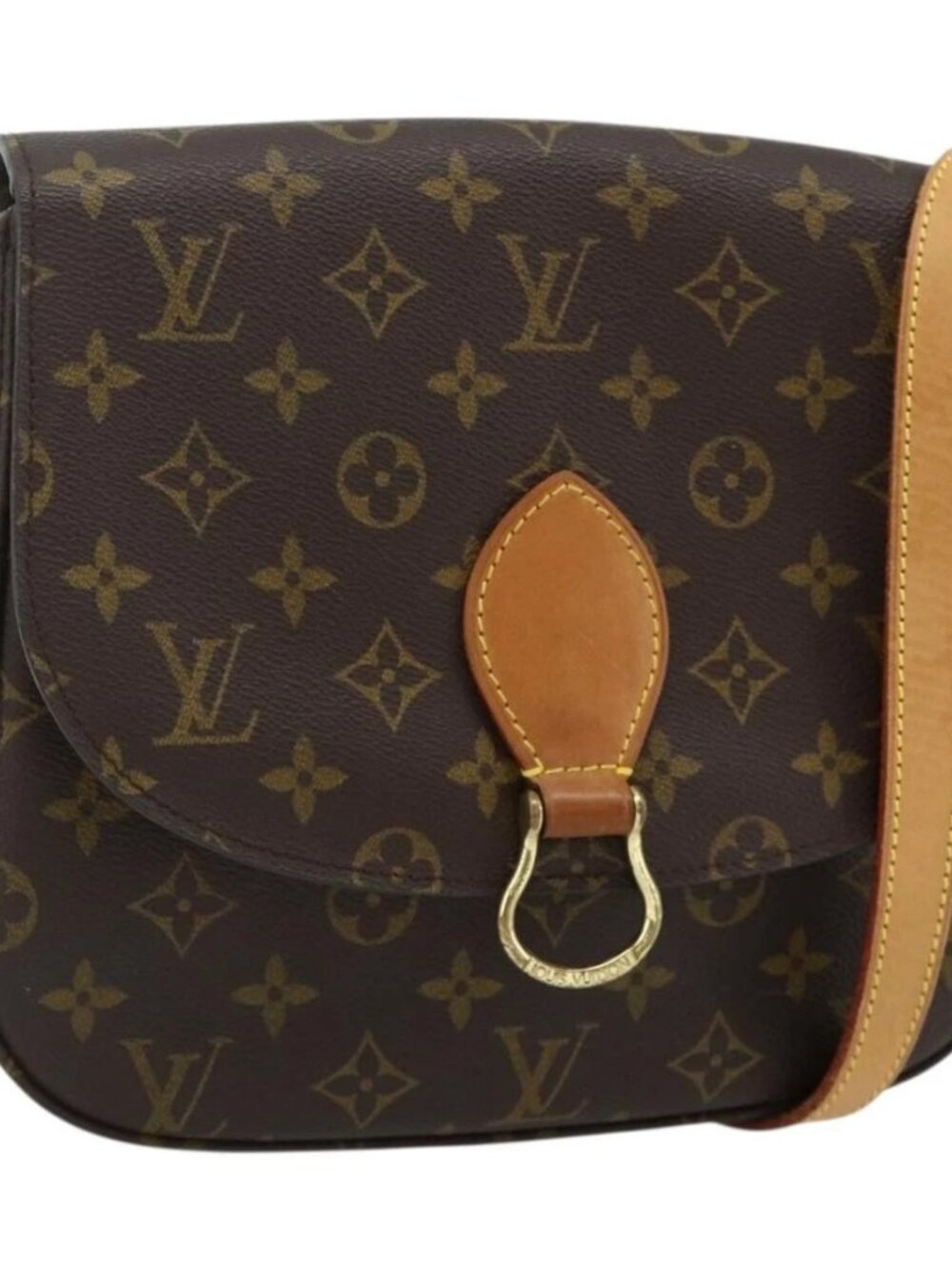 LOUIS VUITTON Monogram Saint Cloud GM Shoulder Bag M51242 LV Auth 178662A